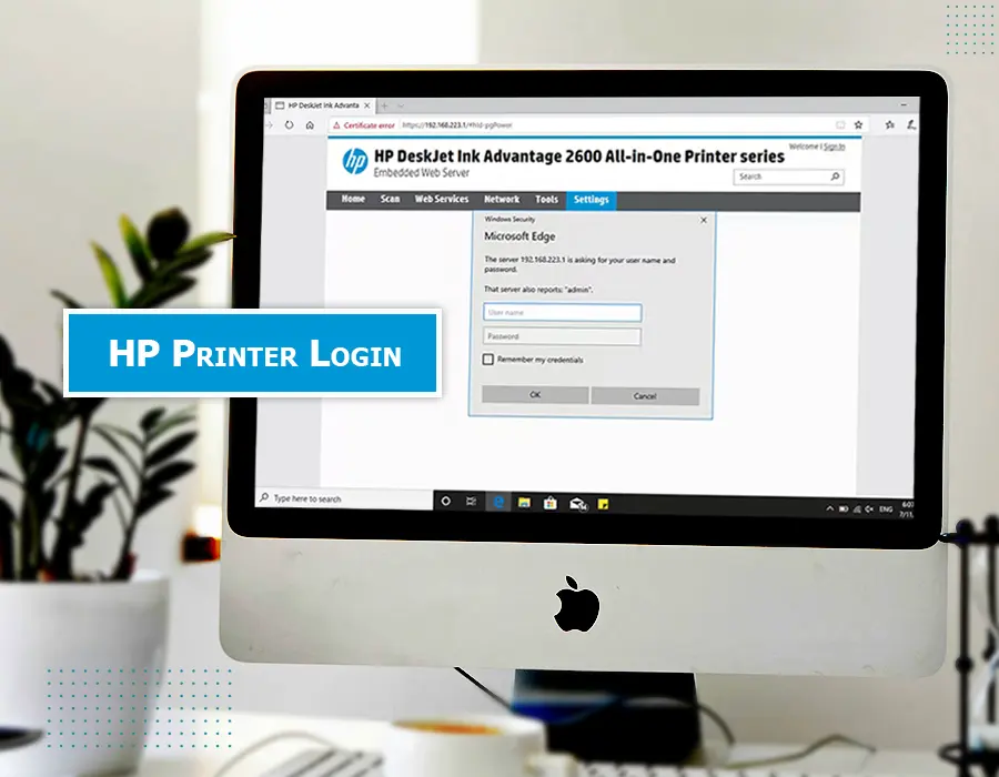 HP Printer Login